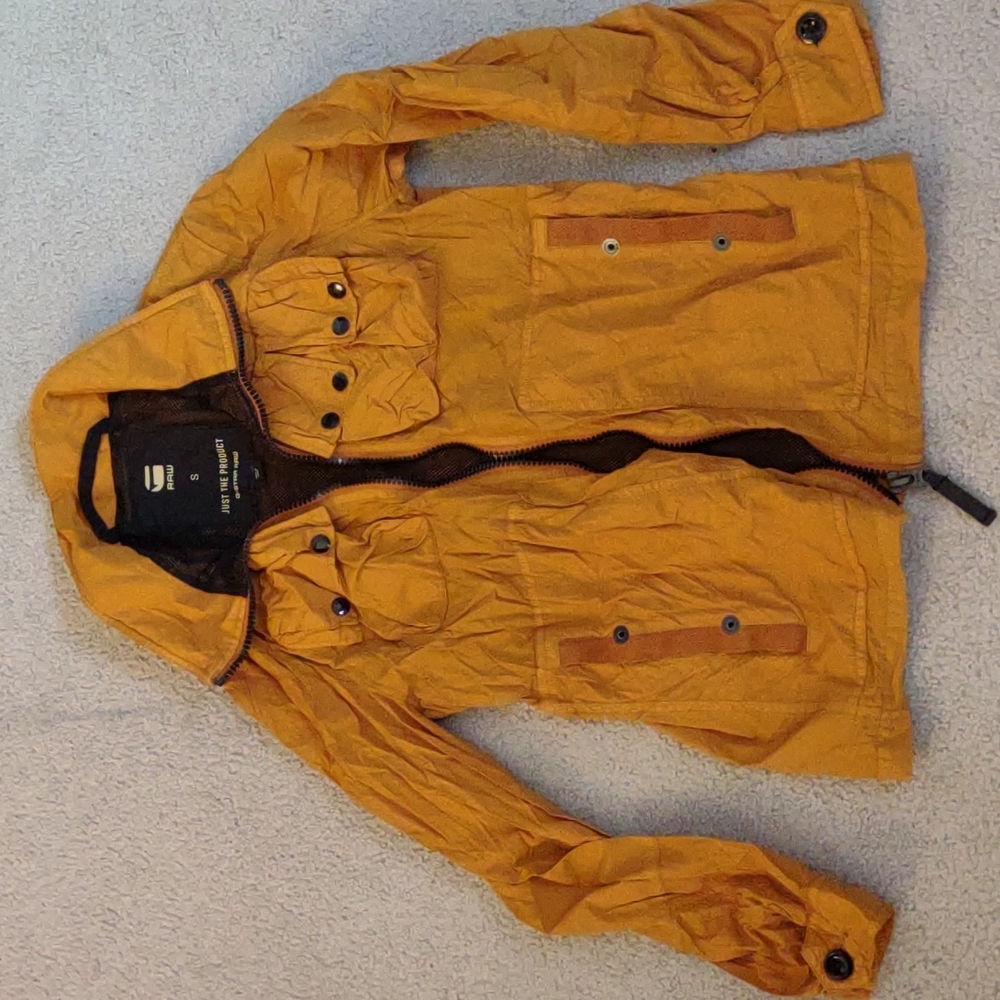 NWOT. G Star lined men's windbreaker jacket. Size small